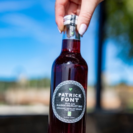 Organic Merlot Red Grape Pure Juice - 25 cl